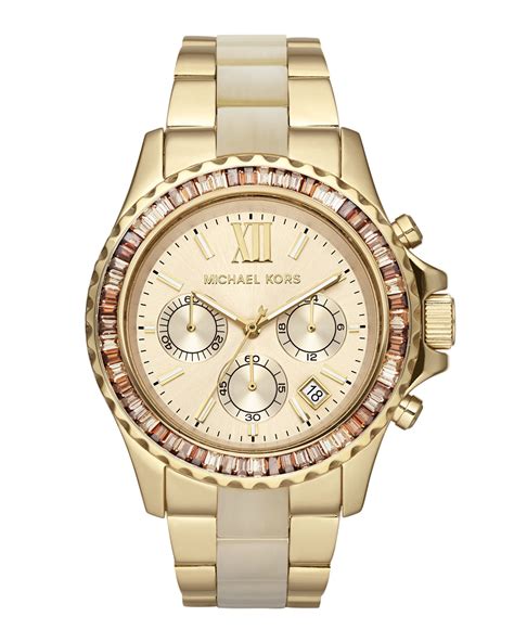 uhr michael kors gold|macy's michael kors watch.